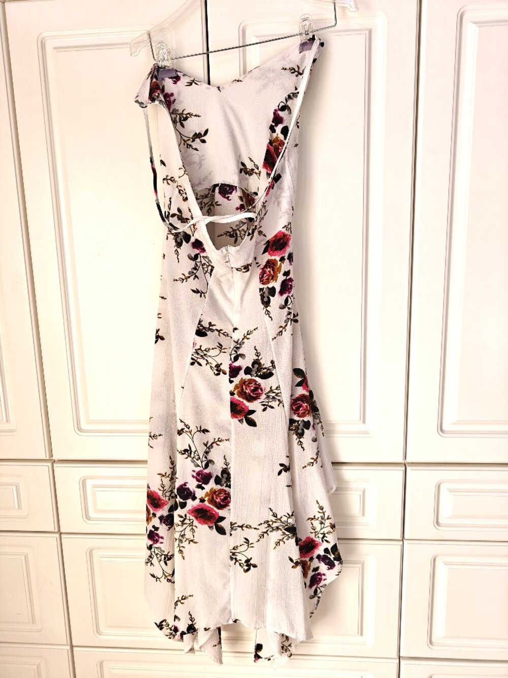 Pink/White Floral Dress, Size S/M, New - Picture 2 of 2